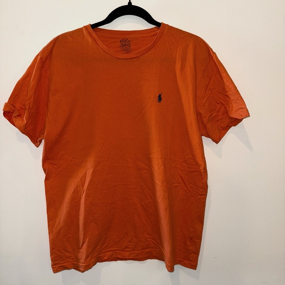 Men Medium Orange Polo T-shirt - Picture 1 of 3